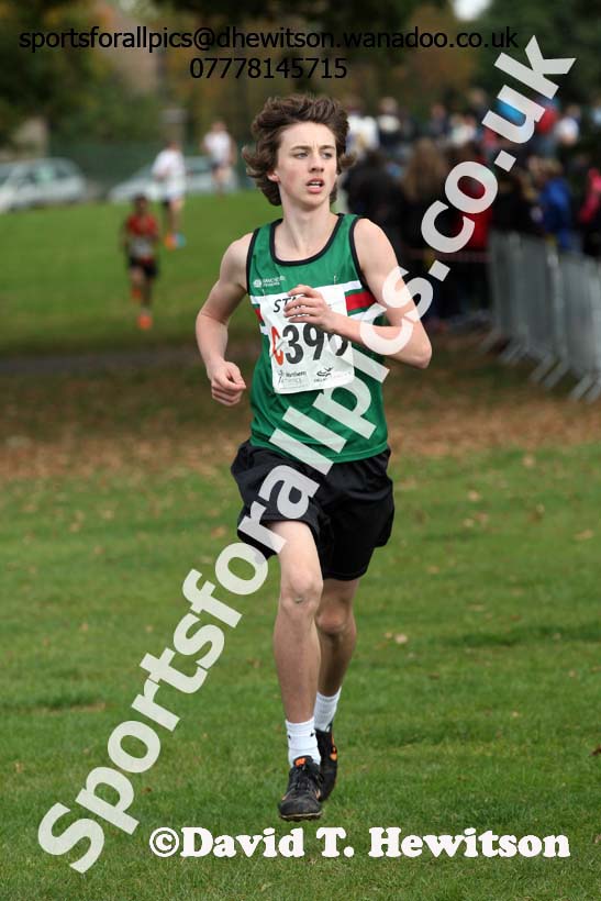Boys under-15s Northern Cross Country Relays, Graves Park, Sheffield. Photo: David T. Hewitson/Sports for All Pics